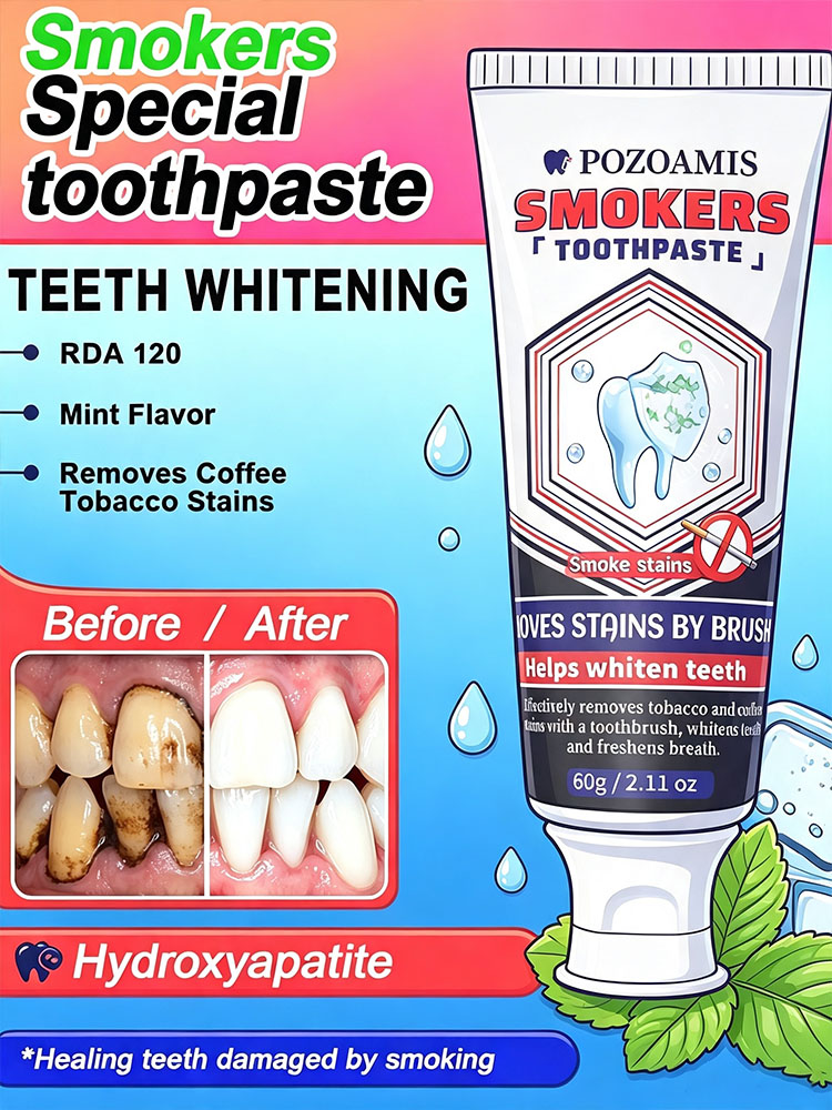 Remineralizing Toothpaste - POZOAMIS 30% Hydroxyapatite Toothpaste, For Home