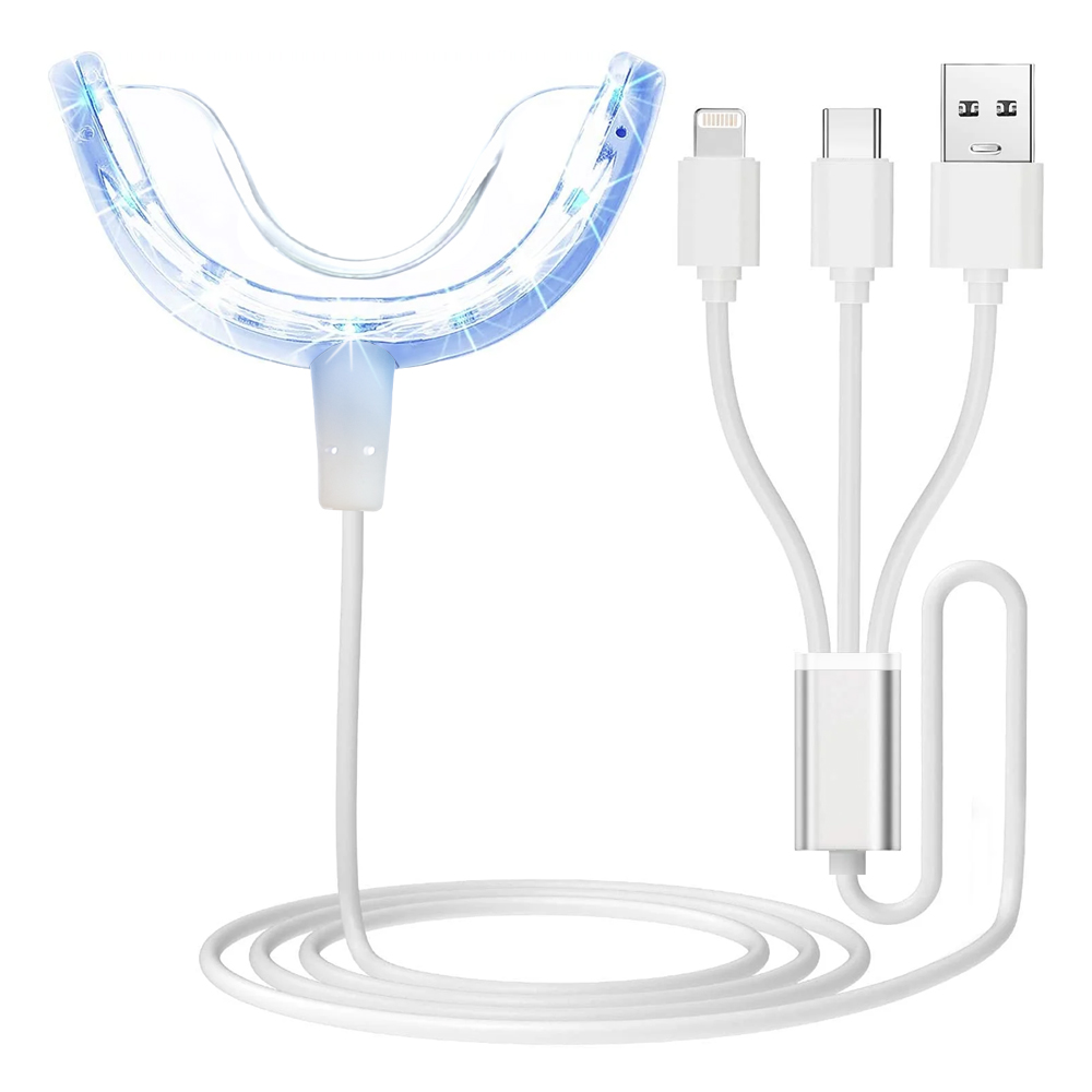 Teeth Whitening With Trays - Teeth Whitening Accelerator Light, 16x More