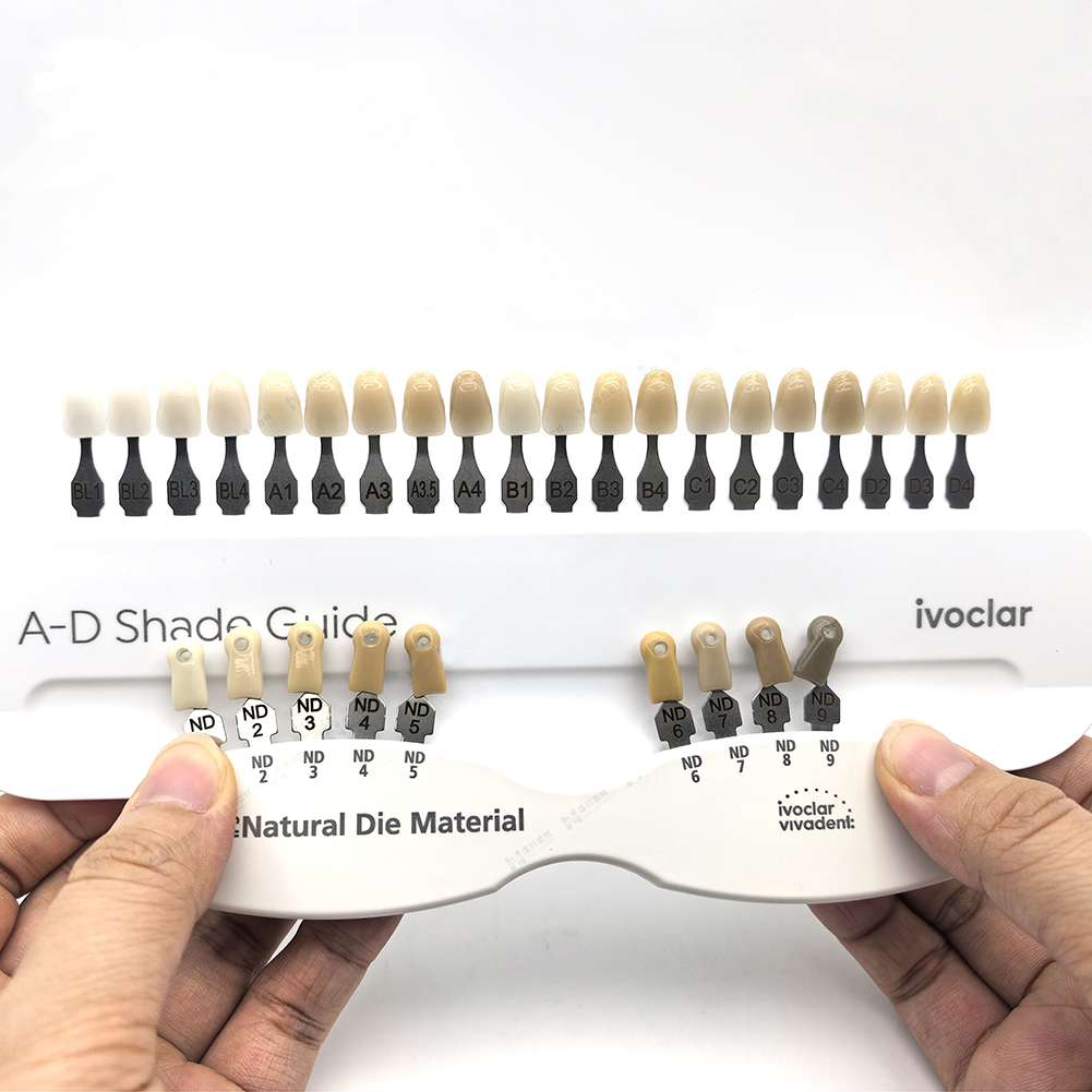 Teeth Whitening With Trays - Ivoclar Dental Shade Guide Crown Restoration