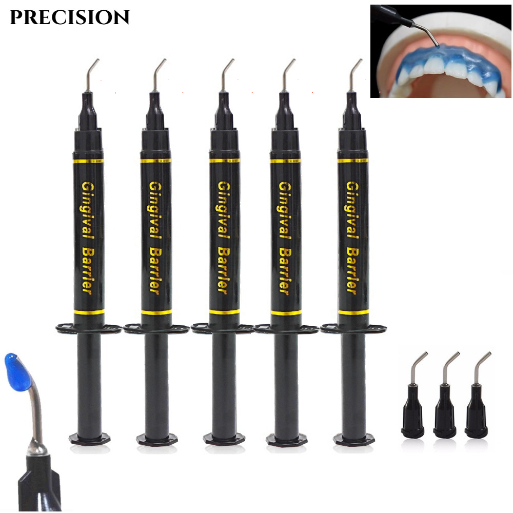 Teeth Whitening Gingival Barrier - 5Pcs 1.5ML Teeth Whitening Gingival Barrier