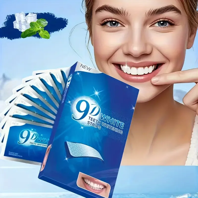 Teeth Whitening Gel Refills - 9D Mint Gel Teeth Whitening Stickers