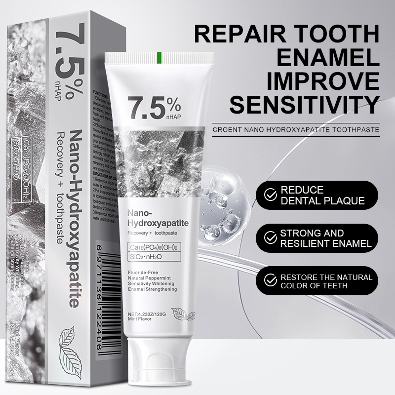Remineralizing Toothpaste - 1/3pcs 7.5% Hydroxyphosphate Gray Stone Toothpaste