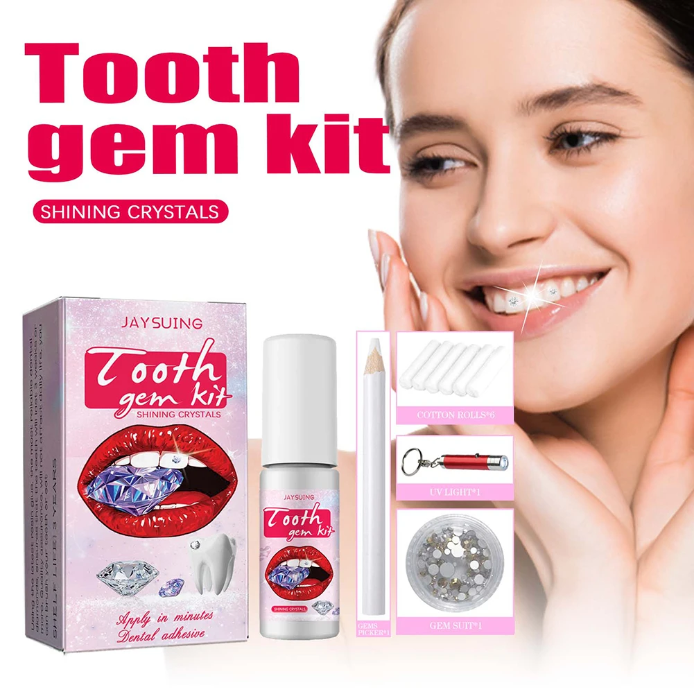 Teeth Whitening Vape - DIY Tooth Gems Kit with Crystals
