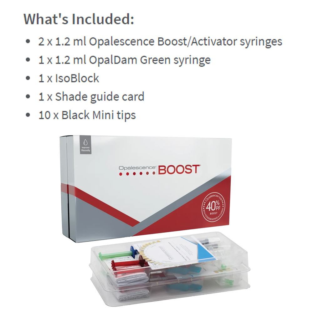 Opalescence Boost 40% PF Ameri - đánh giá và giá Teeth Whitening Opalescence