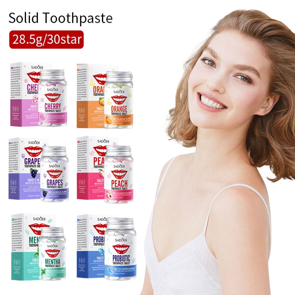 Mint Solid Toothpaste Tablets  - đánh giá và giá Teeth Whitening Filter