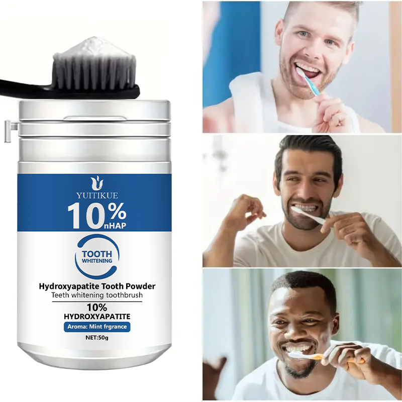 YUTIKUE 10% nHAP Tooth Powder  - đánh giá và giá Teeth Whitening Powder