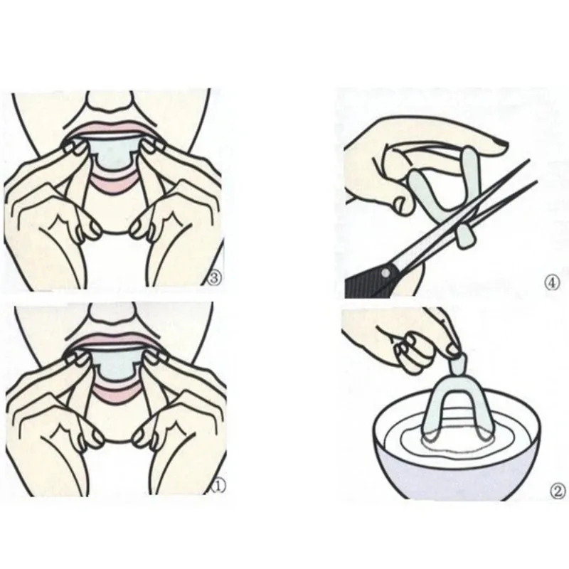 1/3/6pairs Silicone Mouth Guar - đánh giá và giá Teeth Whitening With Trays