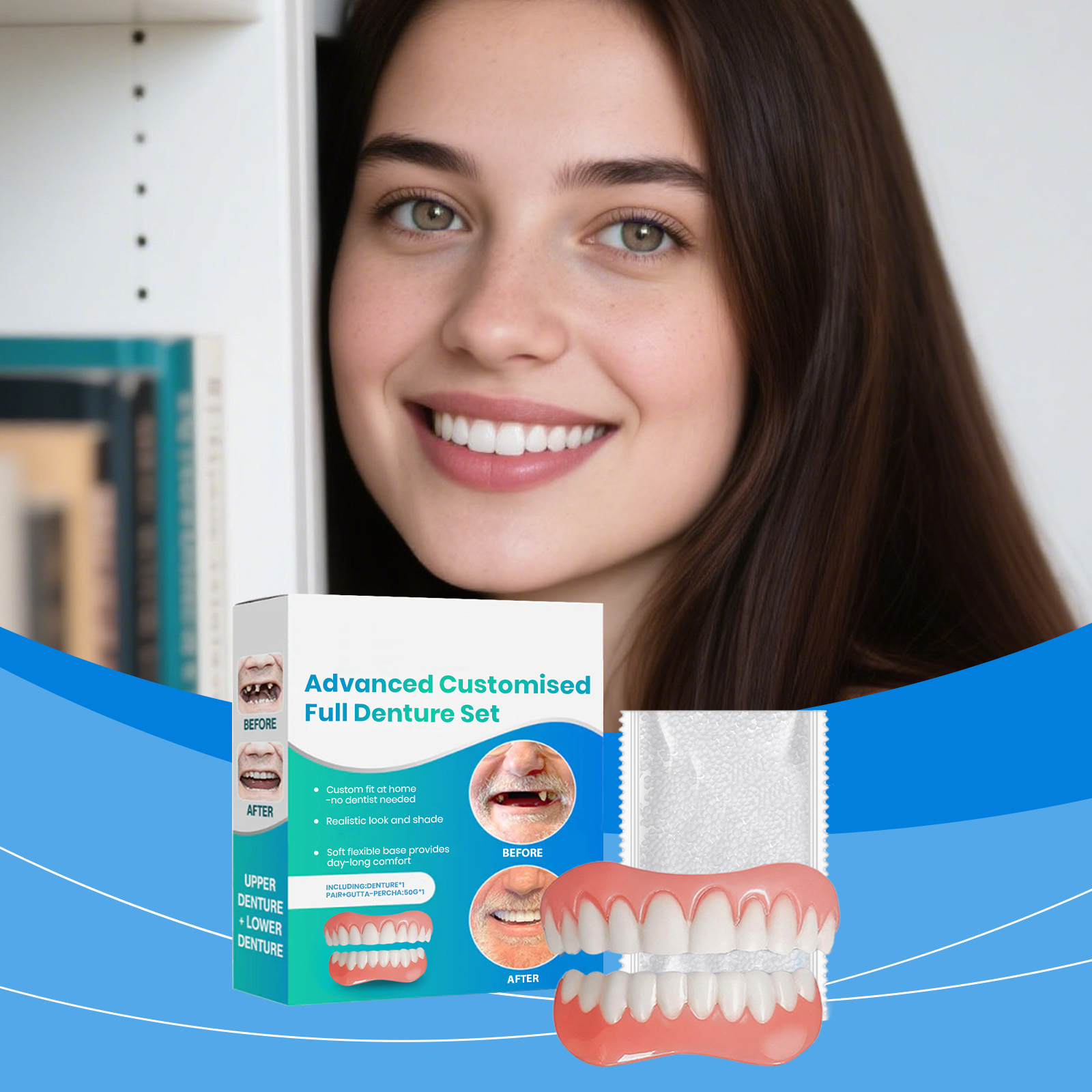 Trendy Comfort Flexible Dentur - đánh giá và giá Teeth Whitening Vape