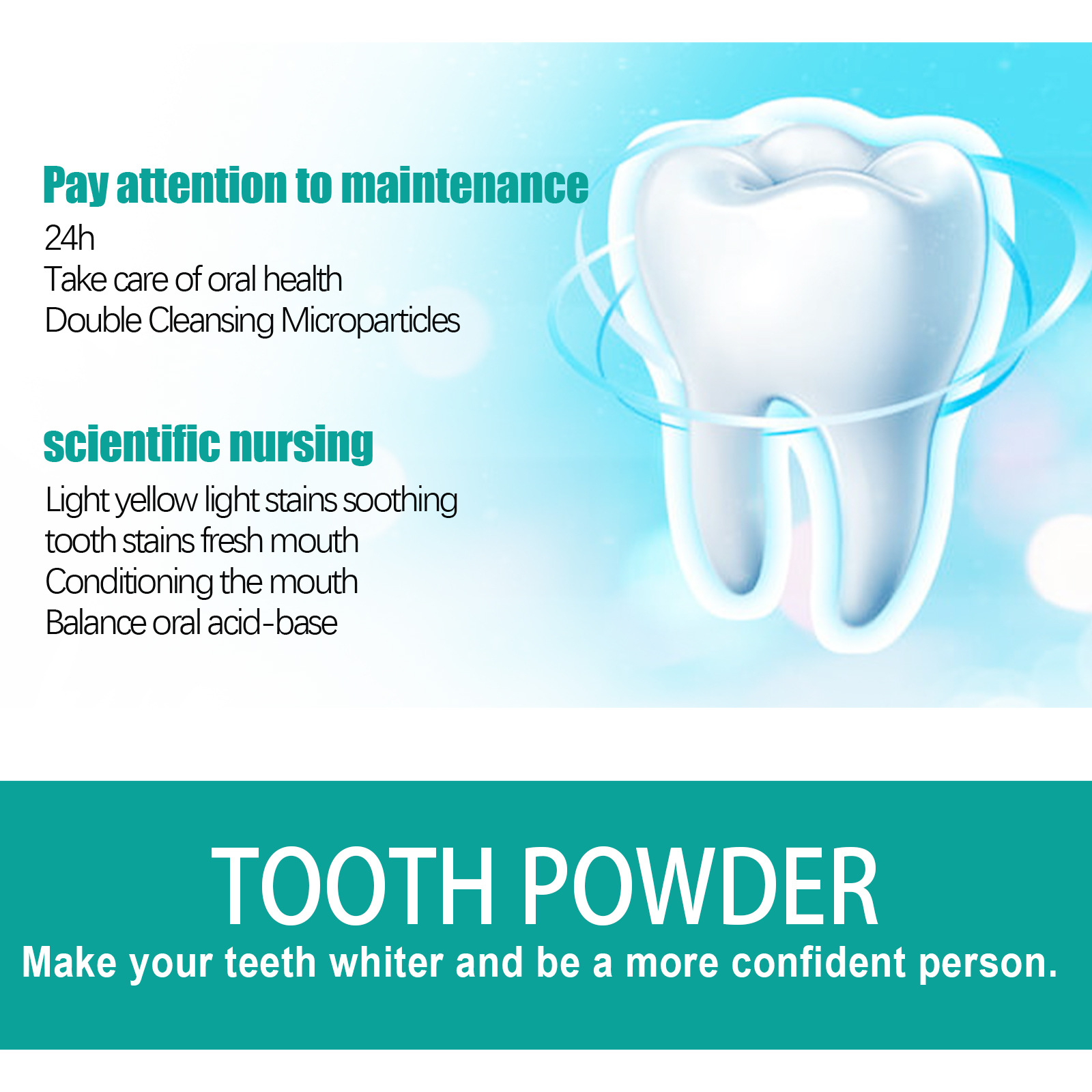 Mint Tooth Powder Fresh Breath - đánh giá và giá Teeth Whitening Powder