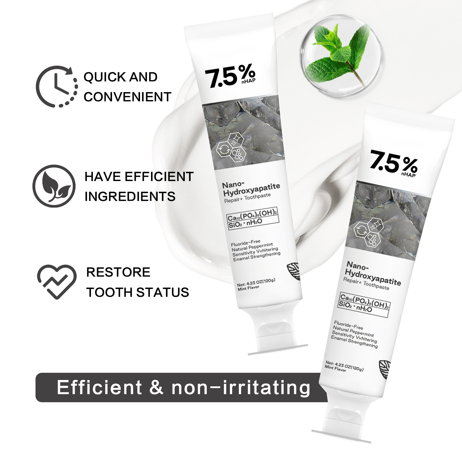 Nano Hydroxyapatite Toothpaste - đánh giá và giá Remineralizing Toothpaste