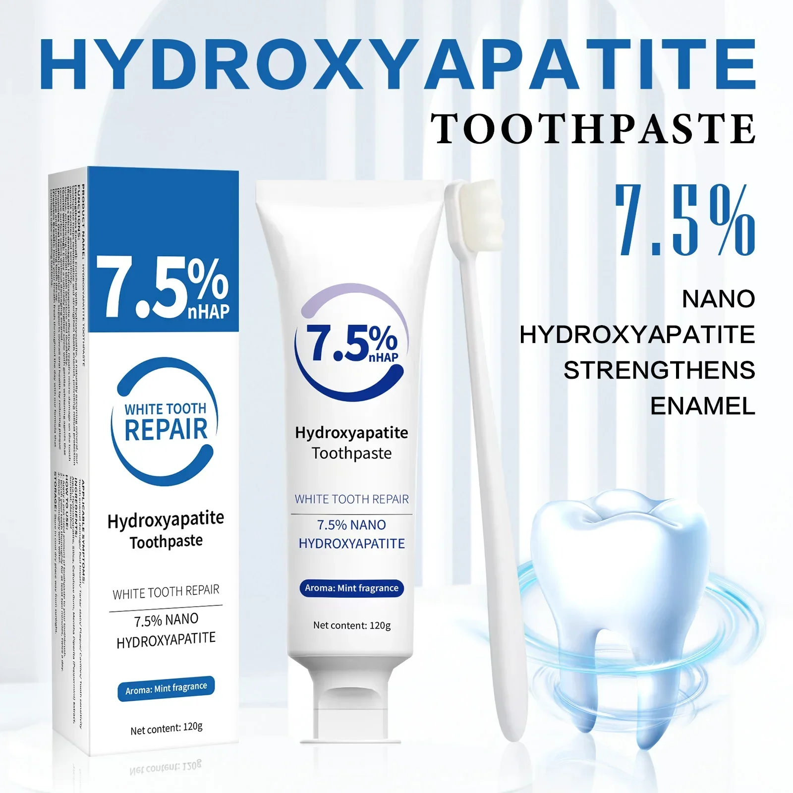 Toothpaste & Whitening Pen Kit - đánh giá và giá Hydroxyapatite Toothpaste