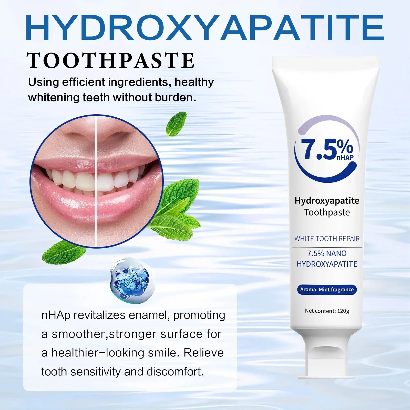 Toothpaste & Whitening Pen Kit - đánh giá và giá Hydroxyapatite Toothpaste
