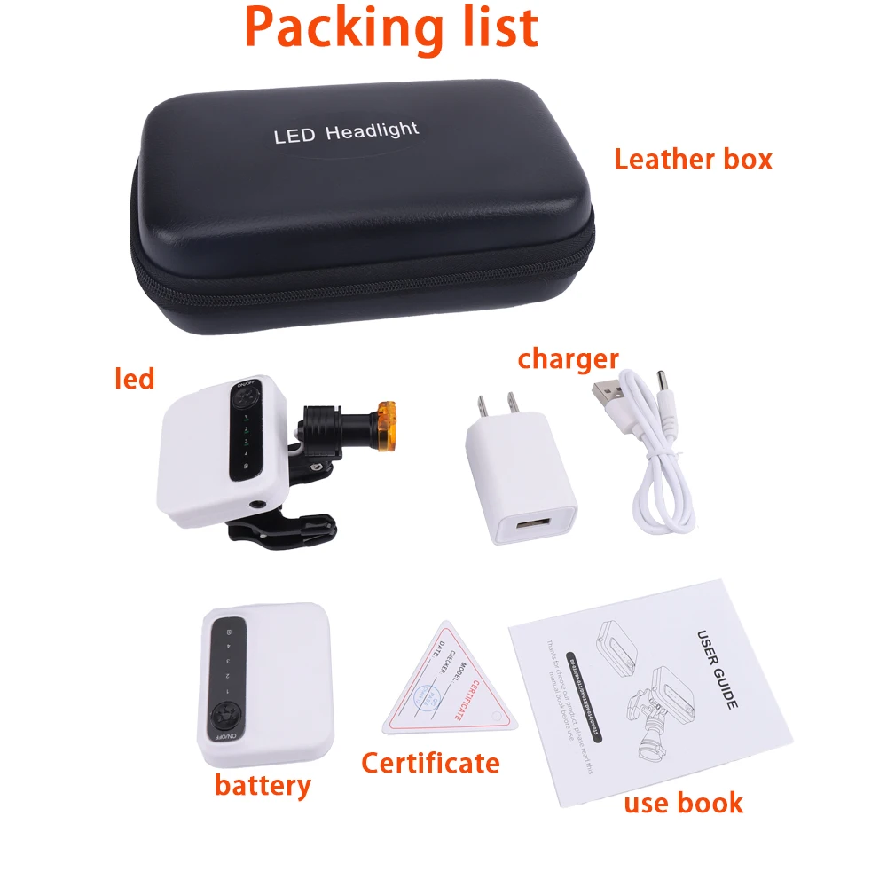 Wireless 5W LED Dental Headlig - đánh giá và giá Teeth Whitening Filter