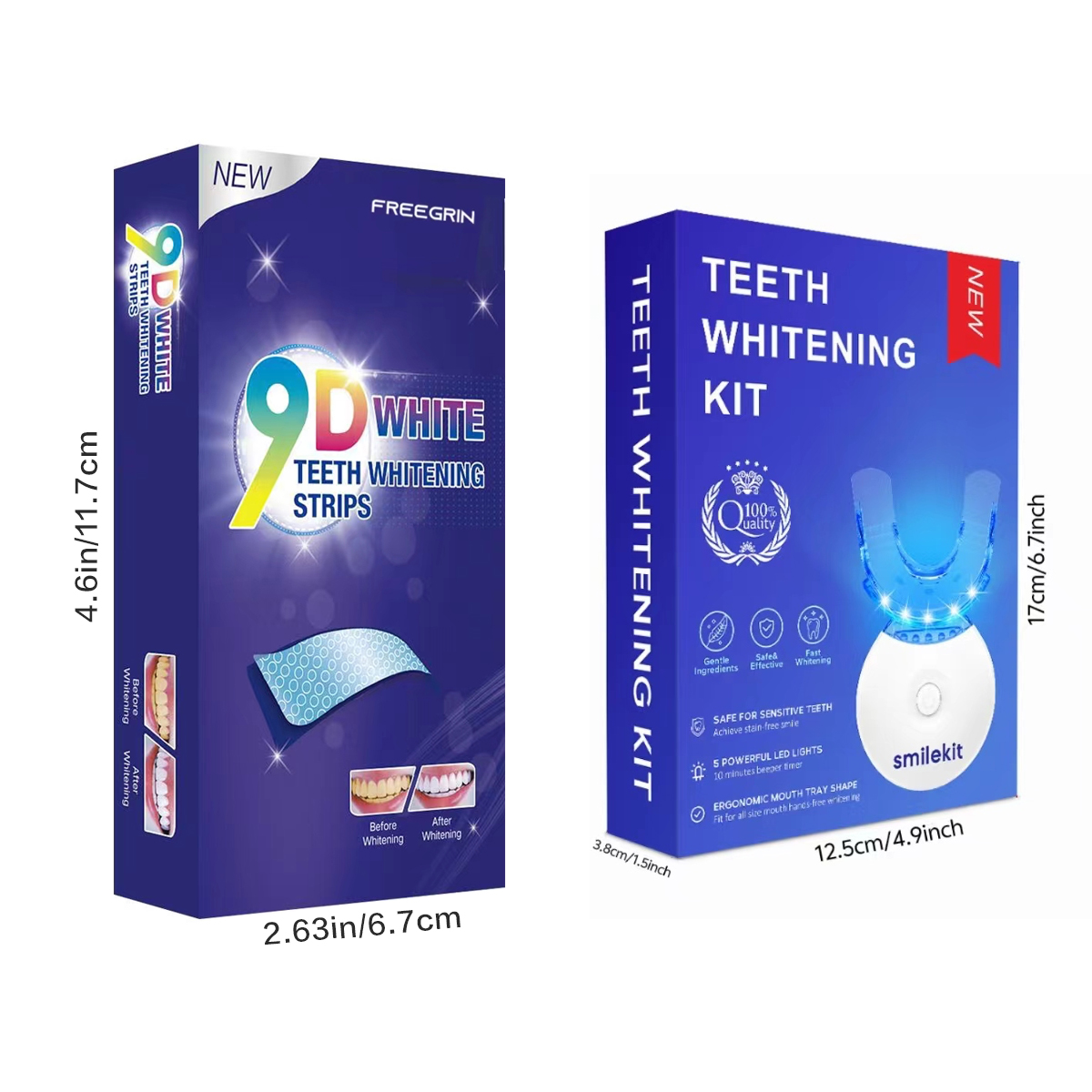 Teeth Whitening Kit - 5X LED L - đánh giá và giá Teeth Whitening Gel Refills
