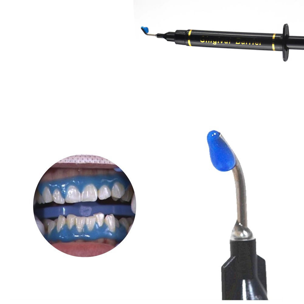 5Pcs 1.5ML Teeth Whitening Gin - đánh giá và giá Teeth Whitening Gingival Barrier
