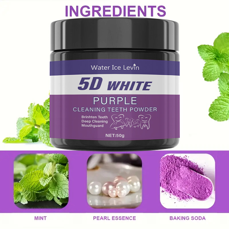 Purple Tooth Cleaning Powder - - đánh giá và giá Teeth Whitening Powder