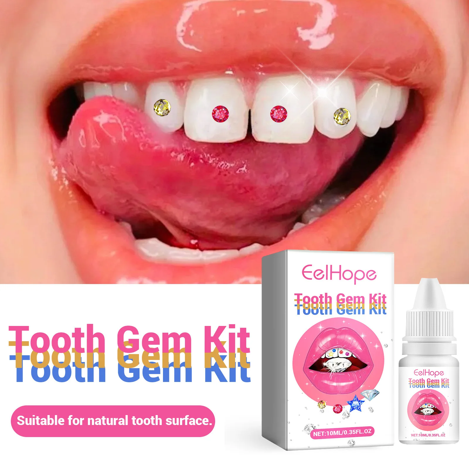 Tooth Jewelry Kit DIY Clear Pr - đánh giá và giá Teeth Whitening Usa