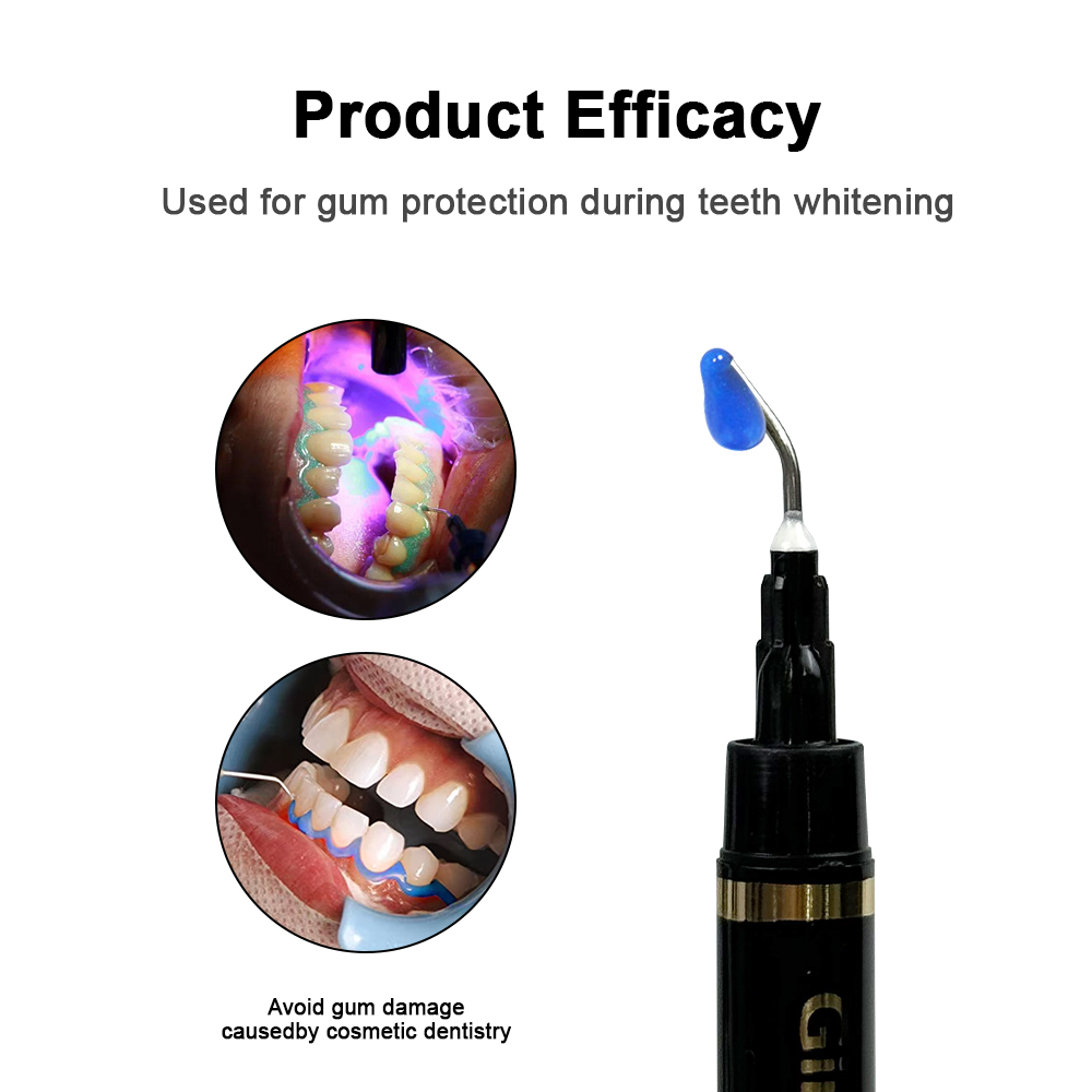 5pcs/10pcs 1.5ml Gingival Barr - đánh giá và giá Teeth Whitening Gingival Barrier