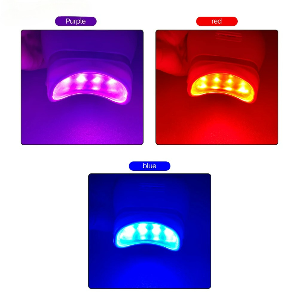 Adjustable 3 Colors LED Teeth  - đánh giá và giá Teeth Whitening China