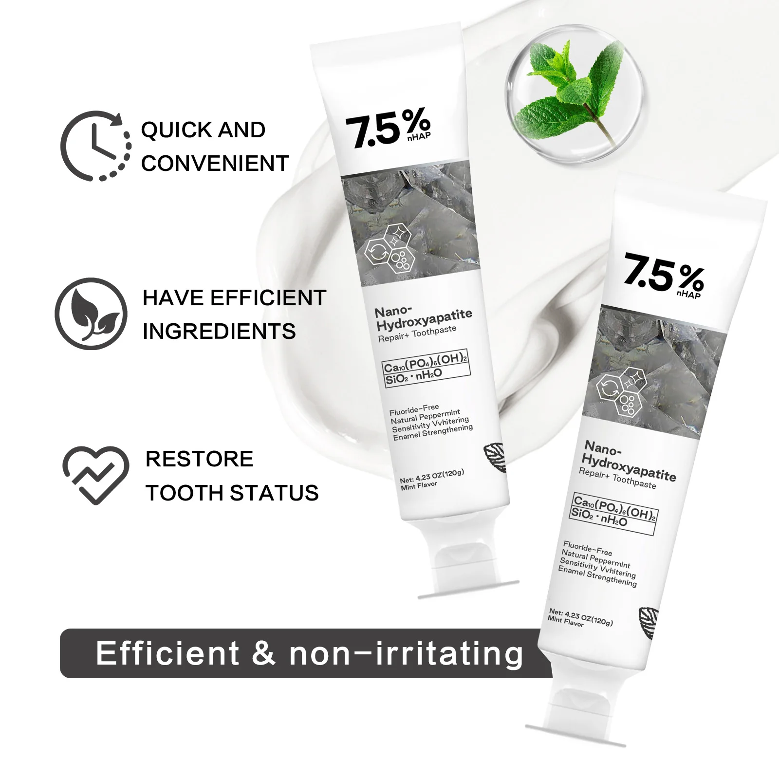 120g Nano Hydroxyapatite Tooth - đánh giá và giá Hydroxyapatite Toothpaste