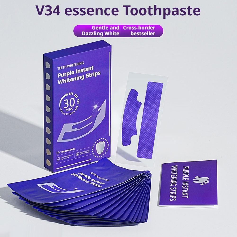 V34 Teeth Whitening Strips - E - đánh giá và giá Teeth Whitening Vape