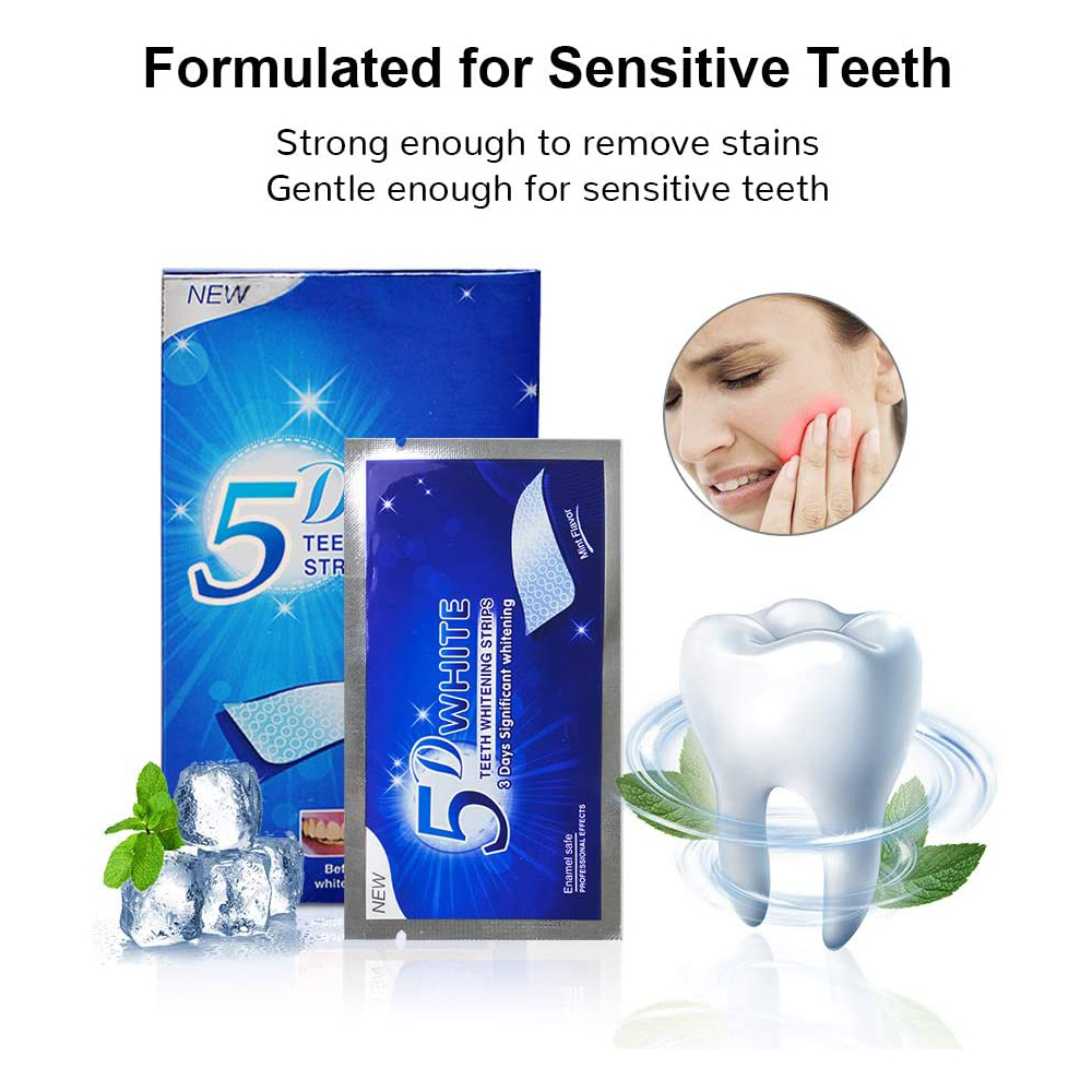 5D White Teeth Whitening Strip - đánh giá và giá Teeth Whitening Vape