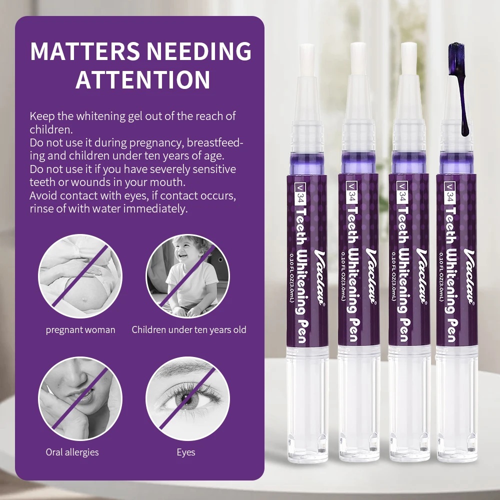 Vaclav V34 Purple teeth whiten - đánh giá và giá Teeth Whitening Vape