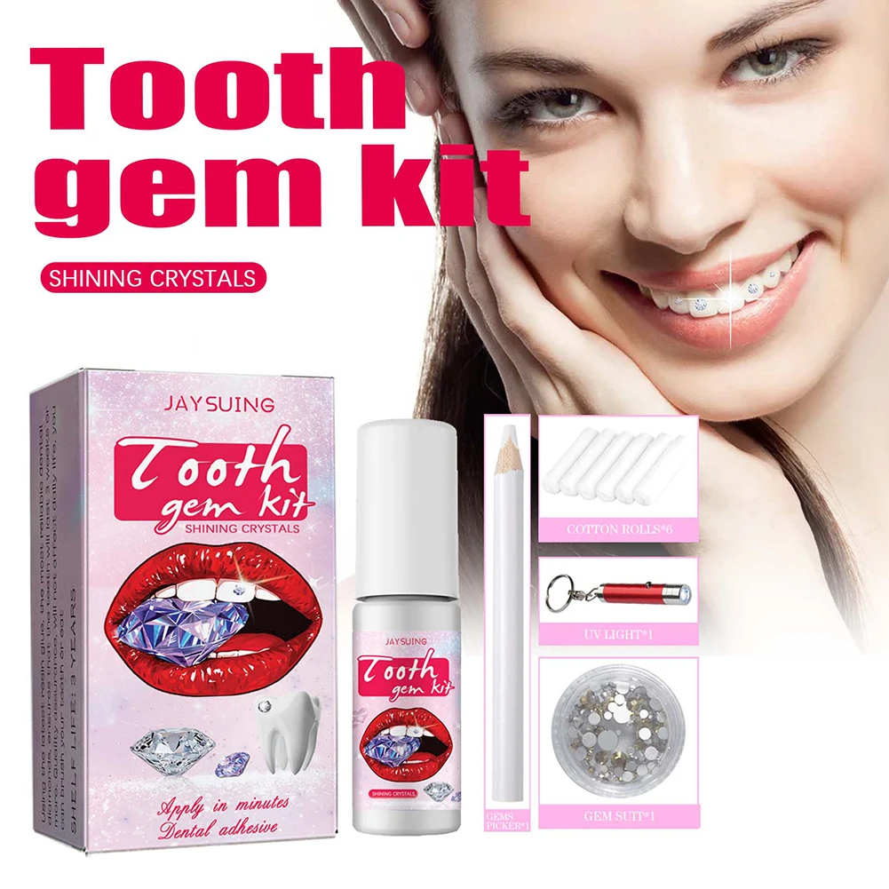 DIY Tooth Gems Kit with Crysta - đánh giá và giá Teeth Whitening Vape