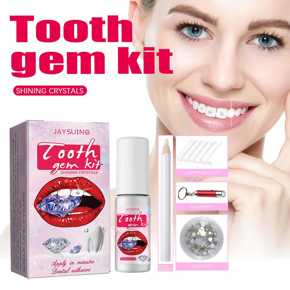 DIY Tooth Gems Kit with Crysta - đánh giá và giá Teeth Whitening Vape