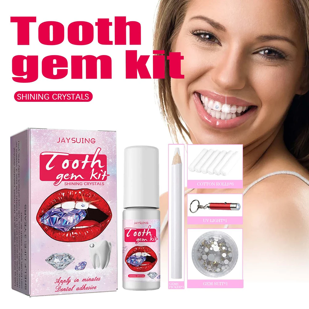 DIY Tooth Gems Kit with Crysta - đánh giá và giá Teeth Whitening Vape